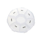 Transparent 7-Compartment Pill Organizer