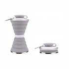 17 Oz Silicone Collapsible Water Bottle Cup With Carabiner