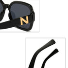 Unisex Retro Square Frame UV Protective Sunglasses
