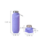 16 Oz Collapsible Silicone Water Bottle