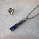 Hexagon Stainless Steel Urn Necklace