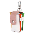 Mini Leather Portable Bag Golf Ball