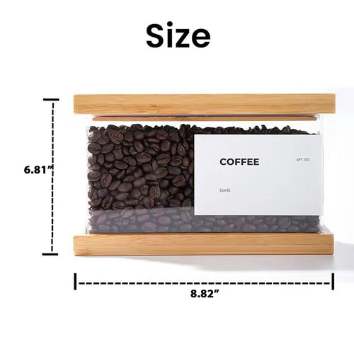 Bamboo Grain Storage Box