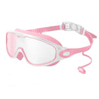 Large Frame Hd One Piece Earbud Swimming Goggles