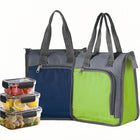 Oxford Cloth Lunch Box Insulation Tote Bag