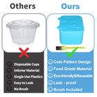 Silicone Salad Dressing Container