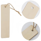 Wooden Rectangular Mini DIY Bookmarks