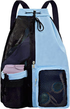 Mesh Waterproof Drawstring Backpack
