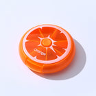 Round Rotating 7-Grid Mini Pill Box Portable