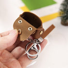 Mini PU Leather Handbag Keychain