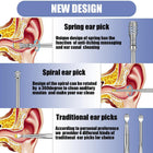 Portable Stainless Steel Ear Wax Removal Tool 6-Piece Set