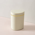Thickened PP Push-type Pop-up Lid Desktop Trash Can