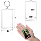 Acrylic Photo Frame Keychain Holder