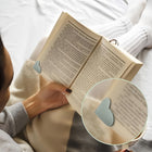 PU Moisture and Stain Resistant Heart Bookmark