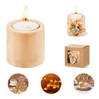 Wooden Wedding Candles