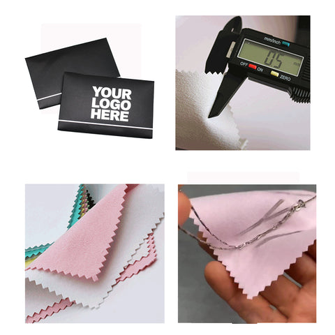 Double-Sided Velvet Cleaning And Wiping Silver Cloth