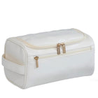 PU Leather Hanging Travel Shaving & Grooming Kit Bag