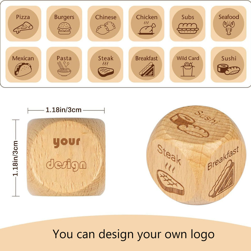 Wooden Custom Dice
