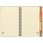 Kraft Cover Spiral Notebook With Pen