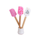 Silicone Spatula With Wooden Handle