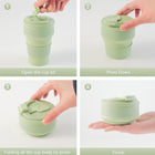 12oz Collapsible Silicone Travel Cup
