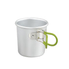 5Oz.Portable Aluminum Alloy Camping Cup With Foldable Handle