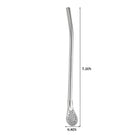 Stainless Steel Filtering Straw With Spoon