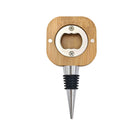 Bamboo Wine Stopper With Bottle Opener