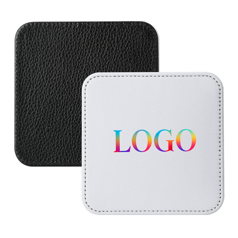 PU Leather Square Coaster