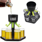 Hexagonal Fair Shot Wine Dispenser Set