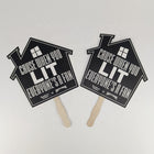 Custom Square Plastic Fan