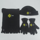 Polar Fleece Custom Hat, Scarf And Gloves Three-Piece Set