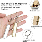 Outdoor Aluminum Alloy Dual - Frequency Survival Whistle