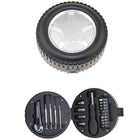 20-Piece Mini Tool Kit In Tire-Shaped Case