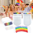 6 Color Rainbow Crayon Face/Body Painting