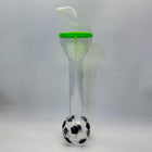 20 Oz Soccer Shaped World Yard Cup With Straw And Lid