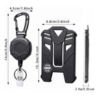 Badge Holder Retractable Heavy Duty Carabiner