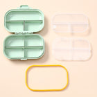 7 Compartments Wheat Straw Pill Container