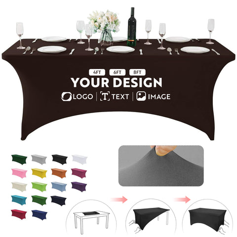 Premium Full Color Stretch Table Cover