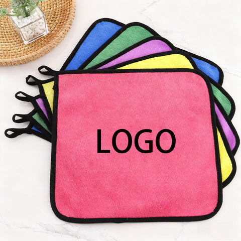 Coral Fleece Car Towel Double-Sided Absorbent Cleaning Cloth
