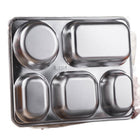 Stainless Steel Compartment Tray