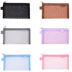 Full Color Nylon Mesh Pencil Zipper Bag