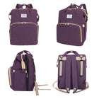 Multifunctional Large Diaper Bag Backpack With Baby Bed