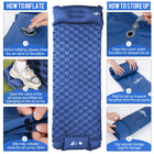 Ultralight Inflatable Sleeping Mat With Built In Foot Pump
