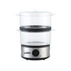 Electric 2-Tier 5-Quart Stainless Steel Steamer