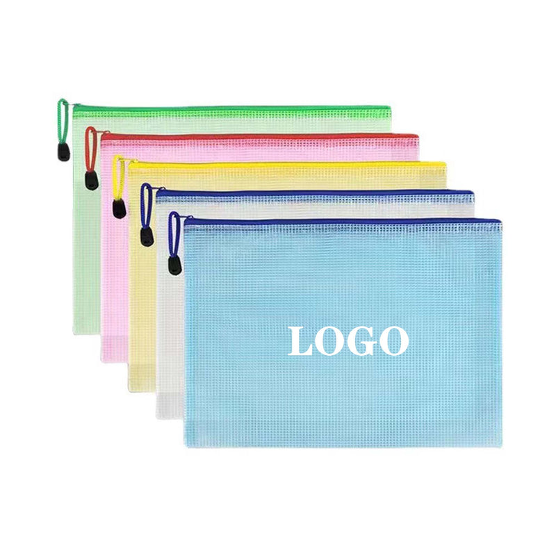 Plastic Envelopes Files Zipper Folders