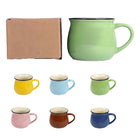 8.45 Oz Ceramic Mini Wide-Body Mug