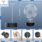 Acrylic Shape Custom USB 16 Colors Remote Control Night Light