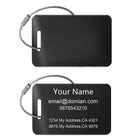 Stainless Steel Personalized Luggage Tags