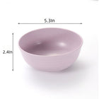 Camping Portable Wheat Straw Bowl